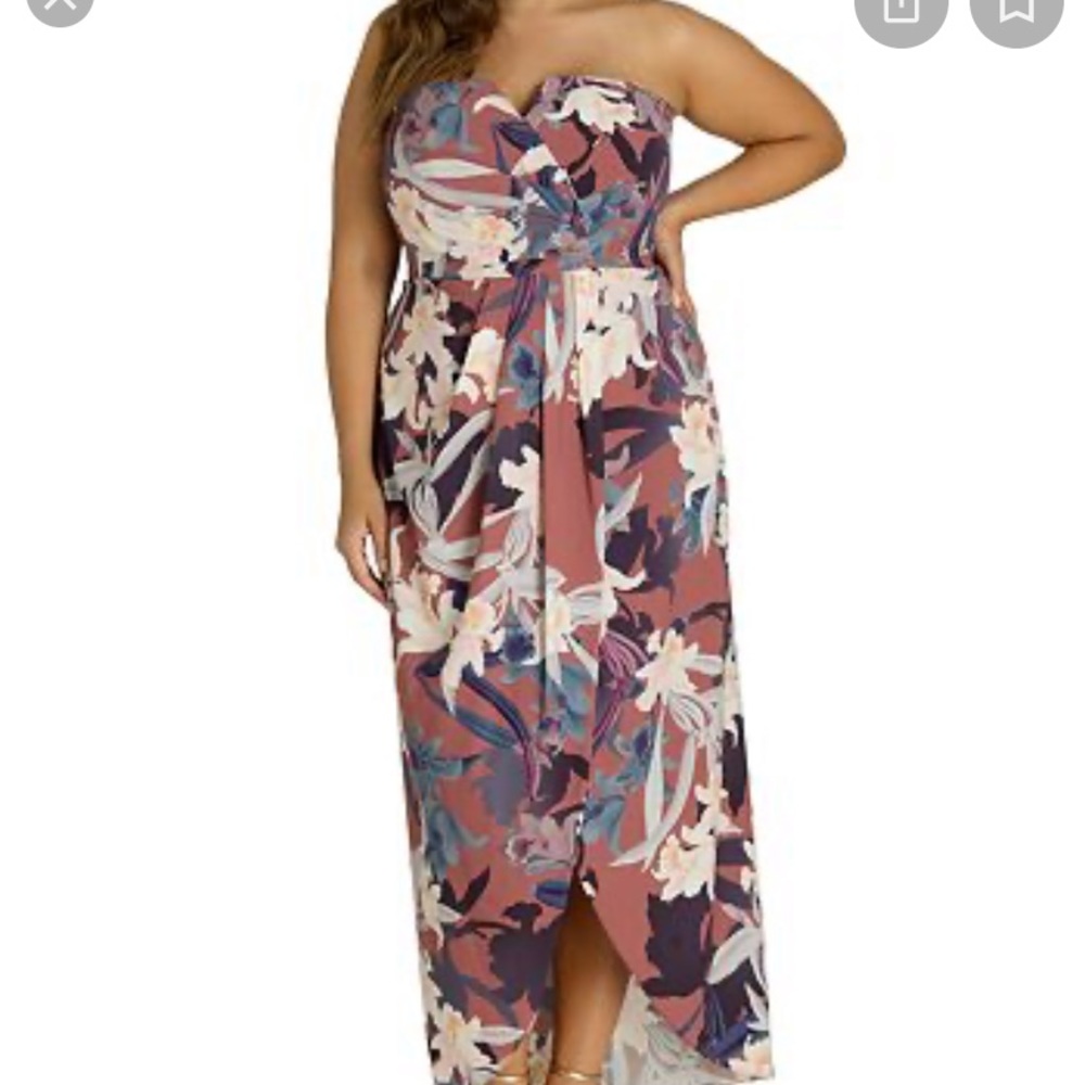 City chic lavish maxi dress